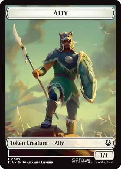 Ally (0005) // Clue (0014) Double-Sided Token