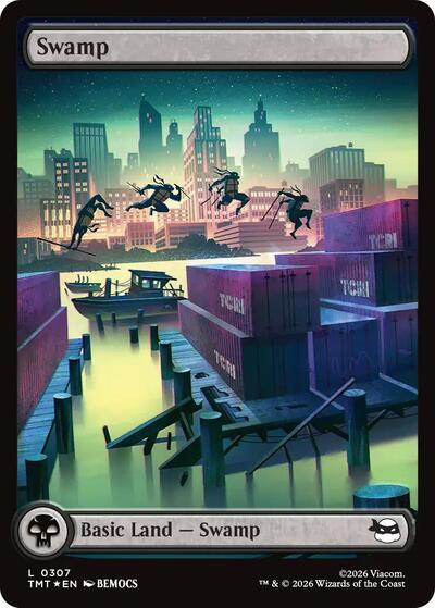 Swamp (0307) (Surge Foil)