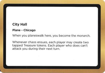City Hall (Black Lotus Unknown Planechase)