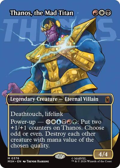 Thanos, the Mad Titan (Borderless) (0367)