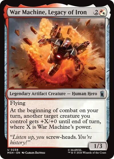 War Machine, Legacy of Iron