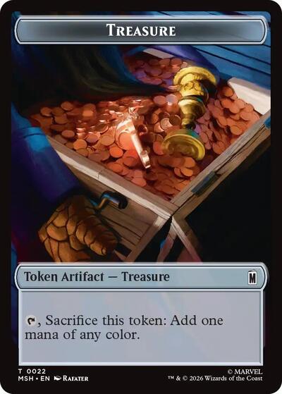 Treasure (022) // Construct (014) Double-Sided Token