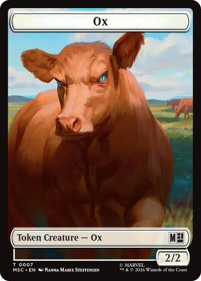 Ox (007) // Construct (014) Double-Sided Token
