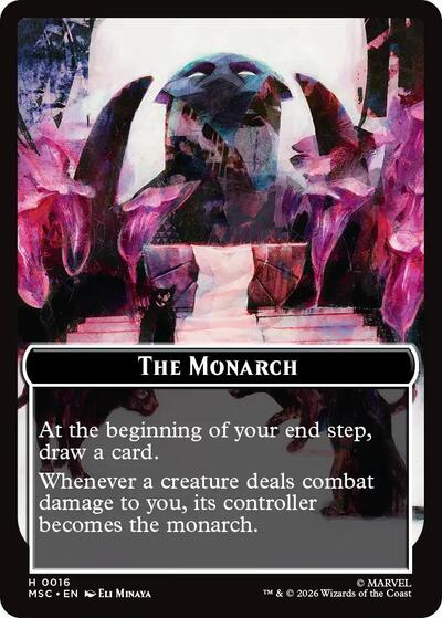 The Monarch (016) // Vibranium (015) Double-Sided Token