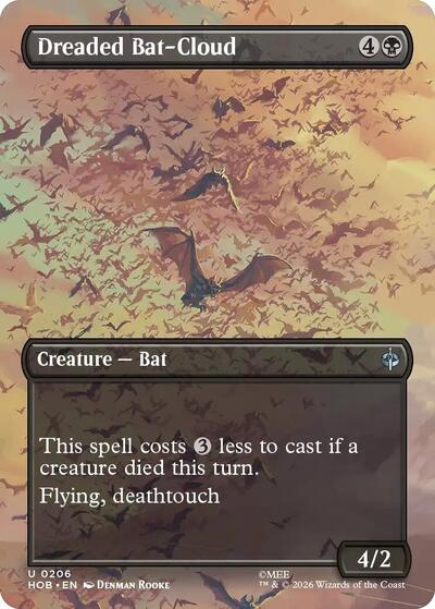 Dreaded Bat-Cloud (Borderless)