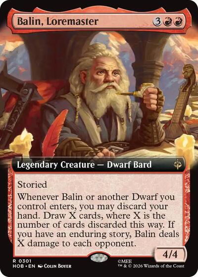 Balin, Loremaster (Extended Art)