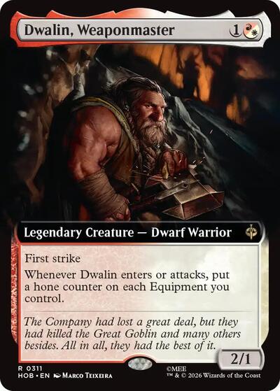 Dwalin, Weaponmaster (Extended Art)