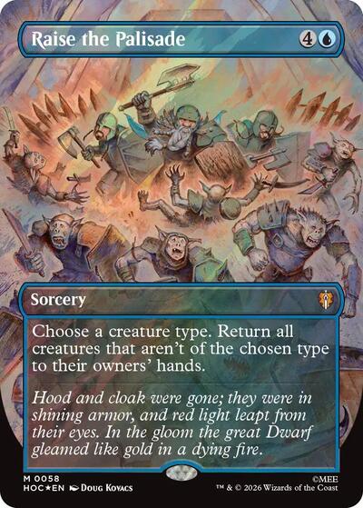 Raise the Palisade (Borderless) (Surge Foil)