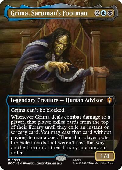 Grima, Saruman's Footman (Borderless)