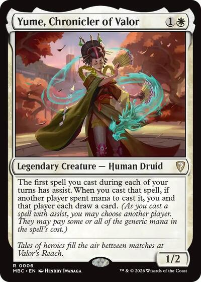 Yume, Chronicler of Valor
