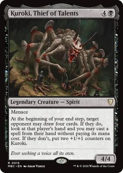 Kuroki, Thief of Talents