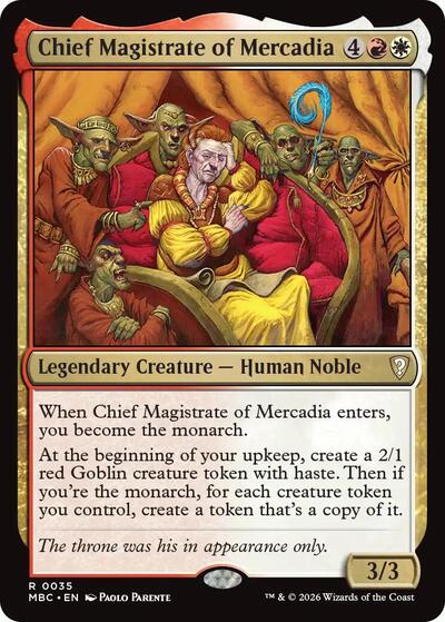 Chief Magistrate of Mercadia