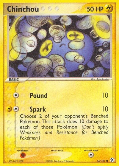 Chinchou - 56/101