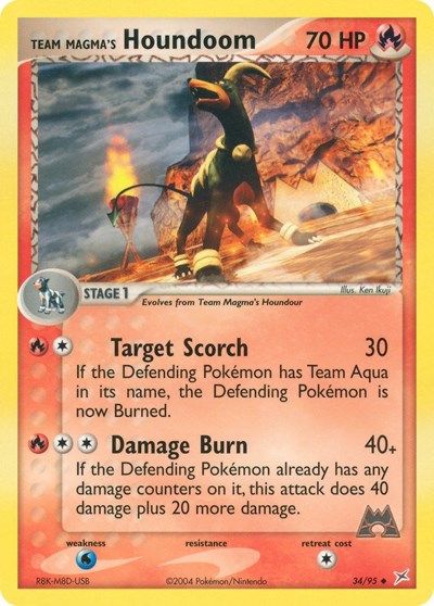 Team Magma's Houndoom - 34/95