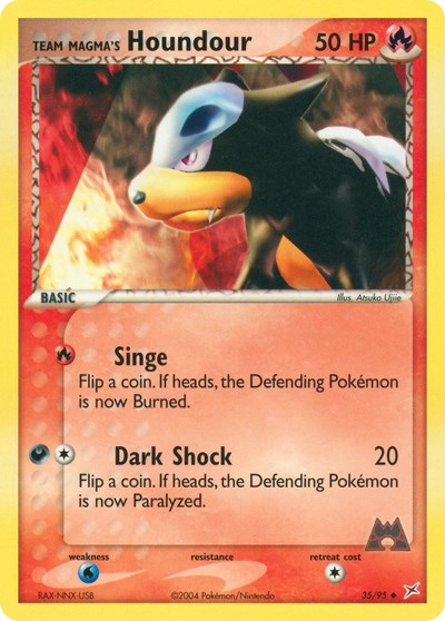 Team Magma's Houndour - 35/95