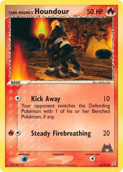 Team Magma's Houndour - 63/95