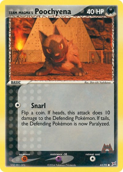 Team Magma's Poochyena - 65/95