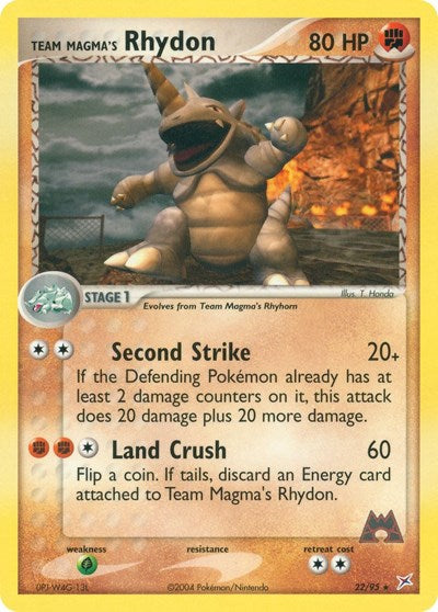 Team Magma's Rhydon - 22/95