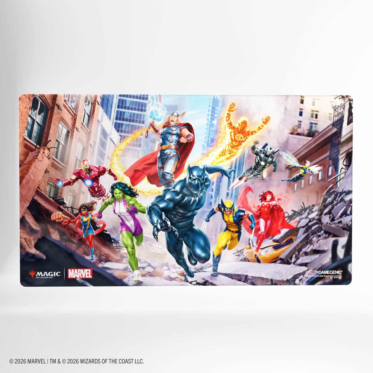 Magic: The Gathering | Marvel Super Heroes Shiny Playmat