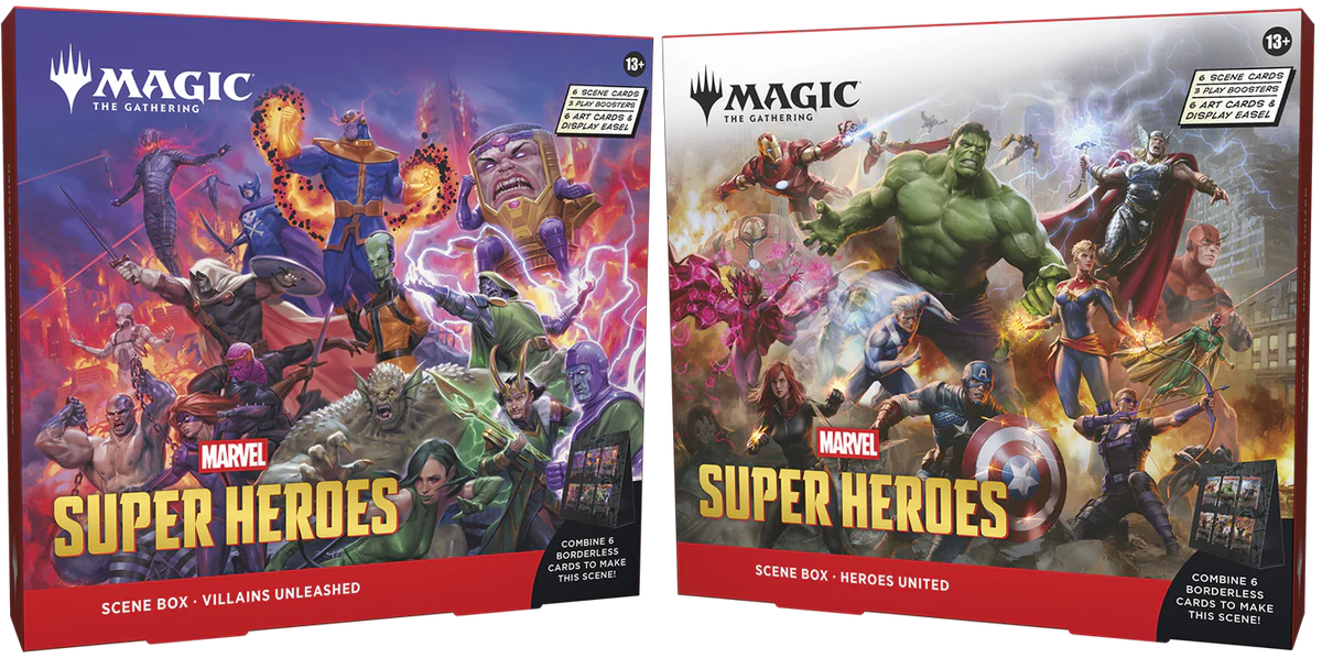 Marvel Super Heroes Scene Box: Set of 2
